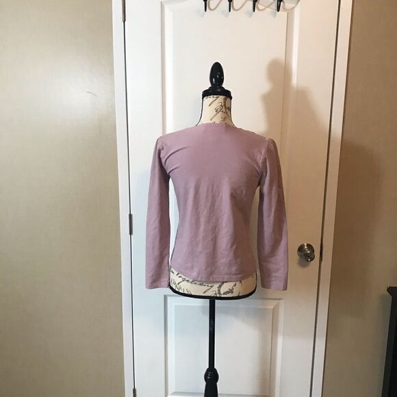 Nine & Company Petite Lavender Blouse Medium - Picture 7 of 11